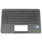 HP 11A-NB0013DX Chromebook Palmrest Assembly w/ Keyboard Only, Grade B