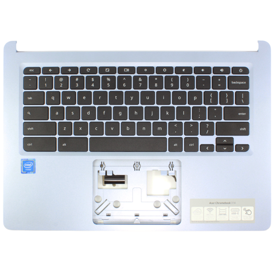 Acer 14 CB314-1H Chromebook Palmrest Assembly w/ Keyboard Only