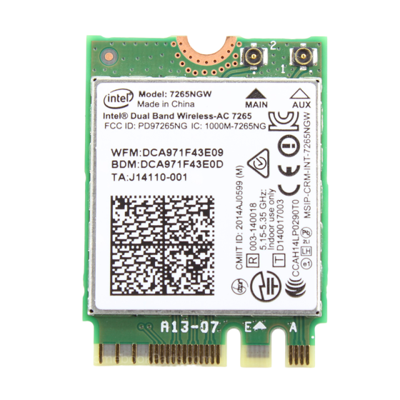 HP 11A-NB0013DX Chromebook Wi-Fi Card