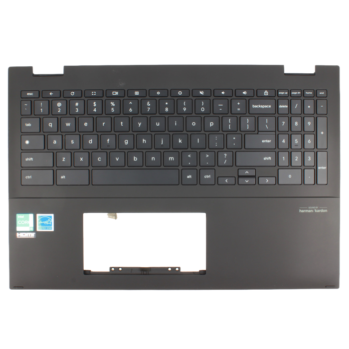 Asus 15 C536EA Chromebook Palmrest Assembly w/ Keyboard Only