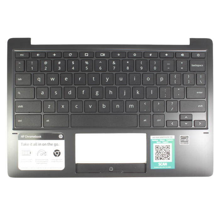 HP 11 11A-NA0010NR Chromebook Palmrest Assembly w/ Keyboard Only