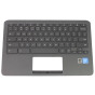 HP 11A-NB0013DX Chromebook Palmrest Assembly w/ Keyboard Only, Grade B
