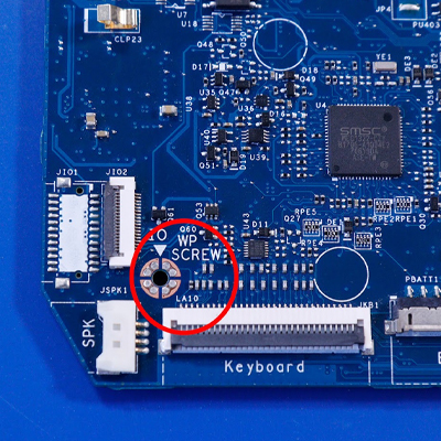 circle-around-r-w-screw-on-a-motherboard